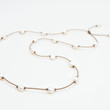 Baroque Pearl Duet Necklace & Hatband - Medium