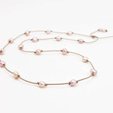 Baroque Pearl Duet Necklace & Hatband - Medium