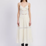 Alannah Midi Dress - Ivory