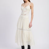 Alannah Midi Dress - Ivory