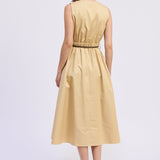 Cecilla Midi Dress - Khaki
