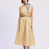 Cecilla Midi Dress - Khaki