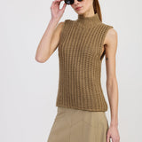 Linnie Knit Top - Taupe