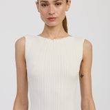 Reed Knit Bodysuit - Ivory