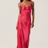 Florianne Satin Maxi Dress