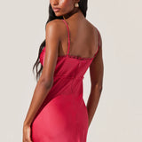 Florianne Satin Maxi Dress