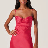 Florianne Satin Maxi Dress