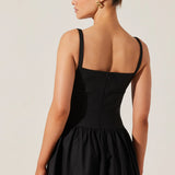 Jevi Sleeveless Bubble Midi Dress