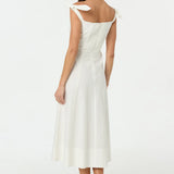 Charelin Linen Off Shoulder Dress