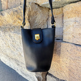 Small Crossbody Bag with Flap Closure