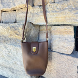 Small Crossbody Bag with Flap Closure