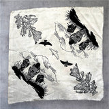 Hand Printed Bison Bandana