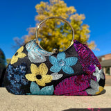 Phoebe Evening Bag - Black Multi