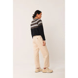 Jacquard Alpaca Blend Sweater - Blue