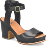 Stasia Ankle Strap Heel - Black