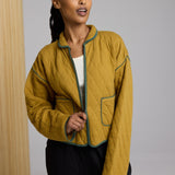 Elderberry Quilted Jacket - Cumin/Forest