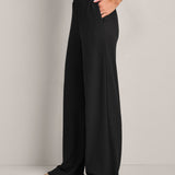 LivLuxe Ribbed Pant - Pure Black