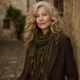 Mediterranean Olive Scarf