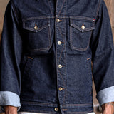 Artcher Twill Denim Jacket - Ocean