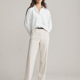 Mirage Oversized Button Down - Snow White
