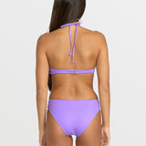 Simply Seamless Halter  Bando Swim Top - Purple