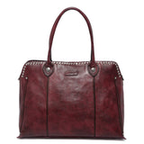 Soul Stud Satchel - Rusty Red