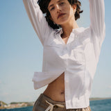 Anise Button-down Blouse - Ivory