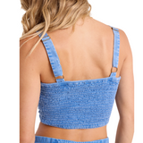 Bow Chicka Tank- Blue