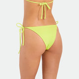 Pucker Up Tie Side Teeny - Neon Lime