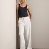Featherweight Rib Tank - Pure Black