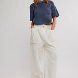 Costa Straight Harem - Whisper White