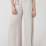 Flowy Wide Leg Pant - Pearl