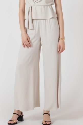 Flowy Wide Leg Pant - Pearl