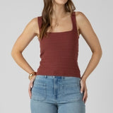 Square Neck Knit Tank