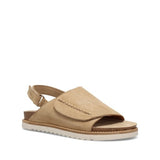 Abstract Sandals - Warm Sand Suede