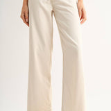 Stretch Twill Denim Trouser - Almond