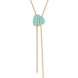 Turquoise Solstice Bolo Necklace