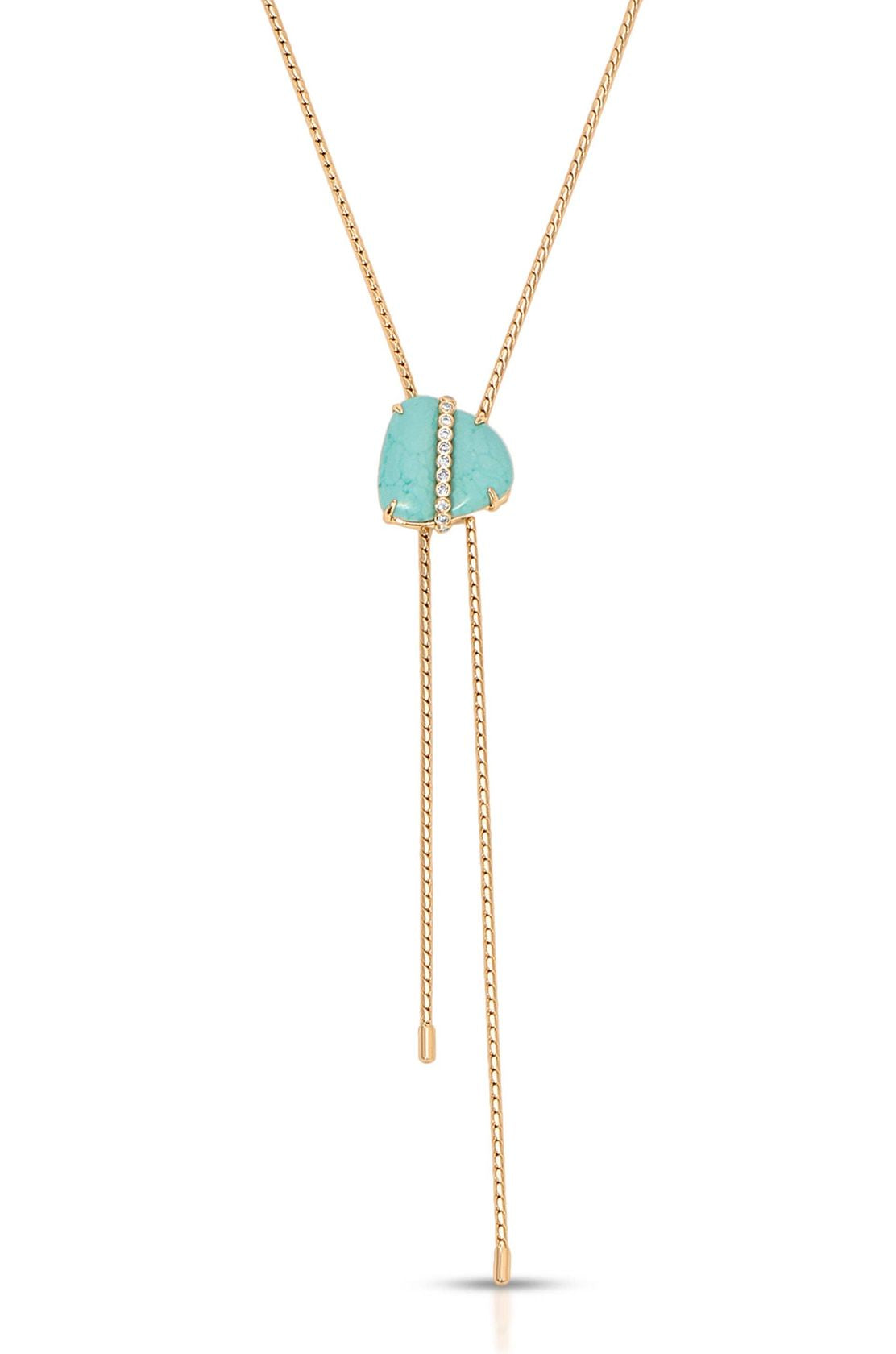 Turquoise Solstice Bolo Necklace
