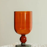 Inspecial Home Women Home - Drinkware Handblown Gumballs Coloured Wine Glasses