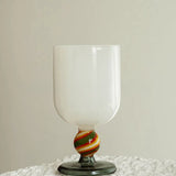 Inspecial Home Women Home - Drinkware Handblown Gumballs Coloured Wine Glasses