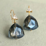 Labradorite Art Deco Earrings