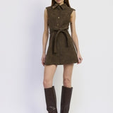 Miller Mini Dress - Chocolate