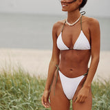 Mika Triangle Bottom - White