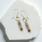 Earth Tone Dangle Earrings