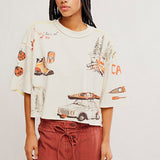 Mountain View Graphic Tee Fp - Ivory Combo