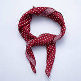 Red Dot Vintage Style Scarf
