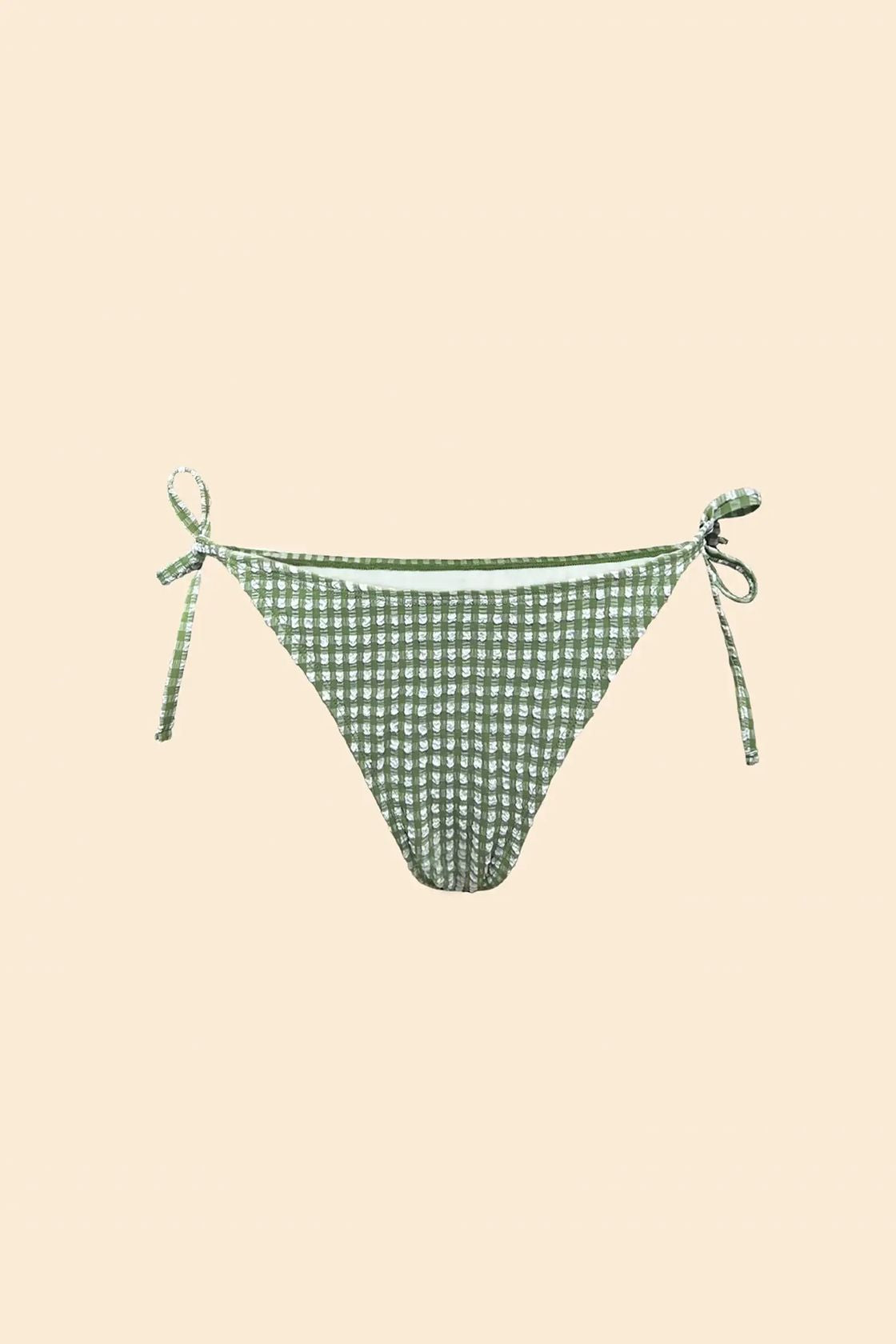 Solace Bottom - Green Gingham