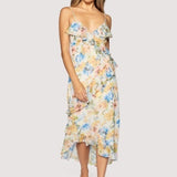 Garden Afterglow Maxi Dress- Multi Floral