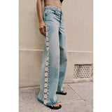 Paperdoll Crochet Wide Leg Jeans