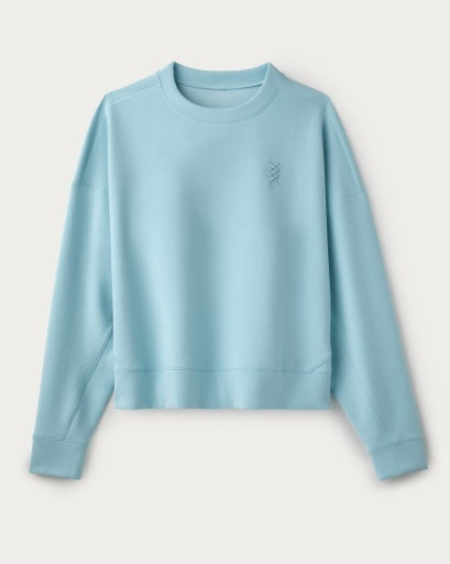 Dreamglow Crewneck - Pool Blue